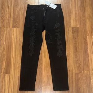 Givenchy Black Slim Straight Jeans
